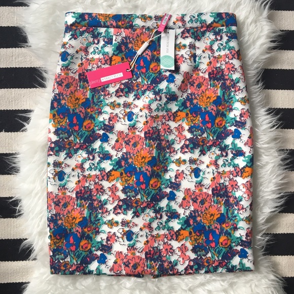 Plenty by Tracy Reese Floral Pencil Skirt Scuba - Picture 3 of 8
